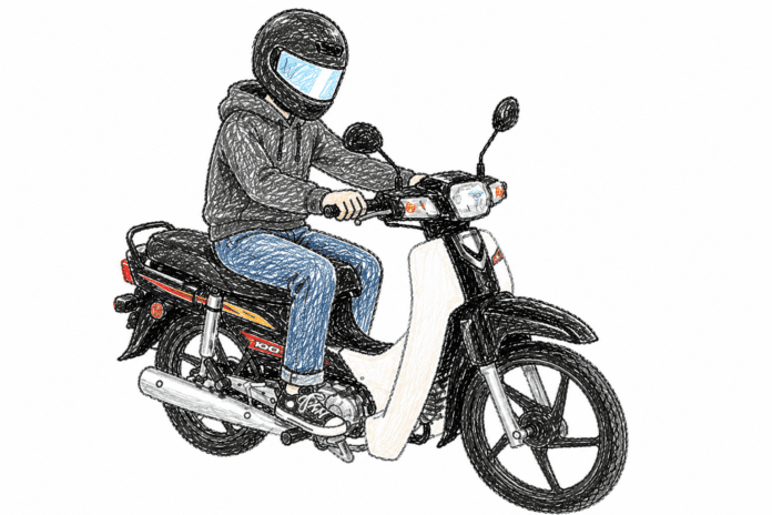 Ilustrasi Honda Astrea dikenal sebagai salah satu motor bebek legendaris yang memiliki reputasi irit bahan bakar berkat mesin kecil, bobot ringan, dan konstruksi sederhana.
